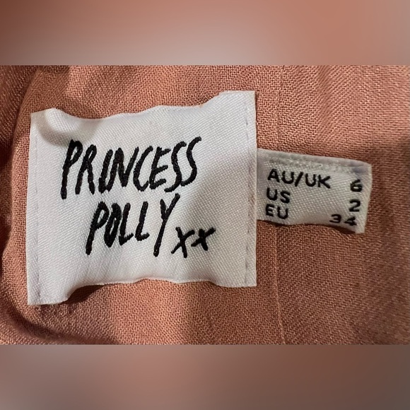 Princess Polly Button Back Corset Top Size 2 - Picture 3 of 5